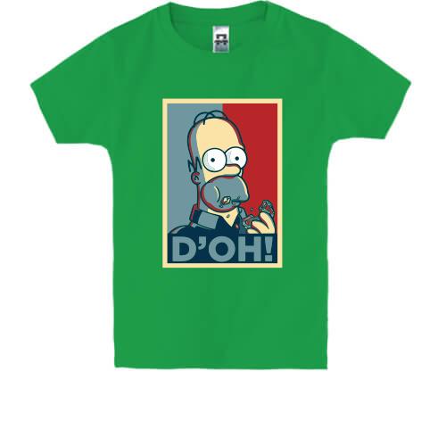 Детская футболка с Гомером 